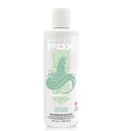 ARCTIC FOX Vegan and Cruelty-Free Semi-Permanent Hair Color Dye (8 Fl Oz, PISTACHIO MACARON)