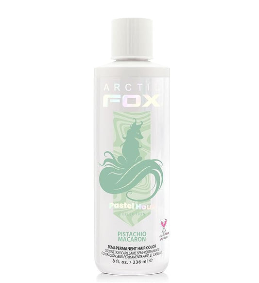 ARCTIC FOX Vegan and Cruelty-Free Semi-Permanent Hair Color Dye (8 Fl Oz, PISTACHIO MACARON)