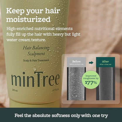 Hair & Scalp Treatment 200ml / 6.7 fl oz/Hair Mask/Scalp Soothing/Alleviate Hair Loss/Paraben, Cruelty & Silicone Oil Free
