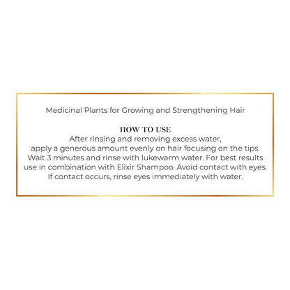 Elixir by Cocó March Hair Growth Plant Based Conditioner - Natural Formula, No Harmful Chemicals, No Parabens for Strengthening Hair & Increased Volume - 16.9 Fl Oz 500 ml