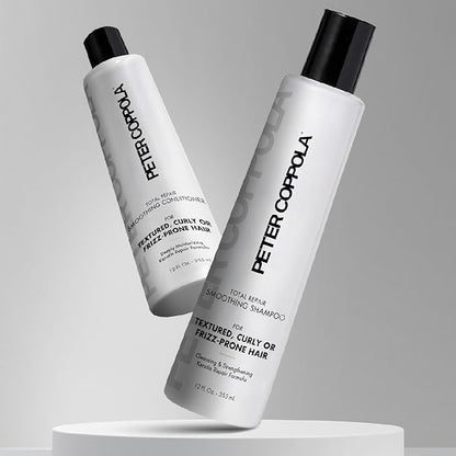 PETER COPPOLA Total Repair Shampoo & Conditioner Duo, Color-safe, Sodium Chloride-free Sulfate-free Shampoo For Color Treated Hair And Smoothing Conditioner – Keratin Treatment Aftercare (12 Fl Oz)
