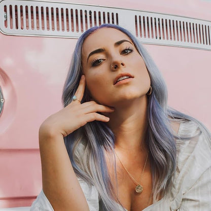 Arctic Fox Semi-Permanent Hair Dye, Vegan & Cruelty-Free, Pastel Blue Periwinkle, Ammonia-Free, Conditioning Color, For All Hair Types, 8 Fl Oz (Pack of 2)