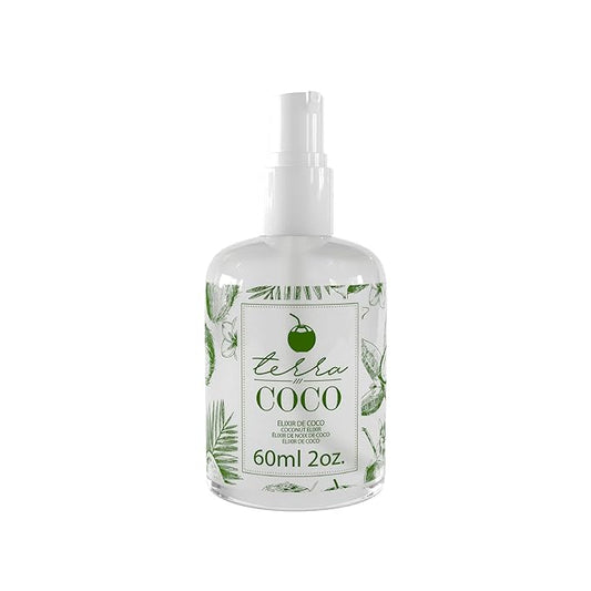 TERRACOCO COCONUT ELIXIR | Vegan | Moisturizes and Nourishes | Ideal for Extremely Dry and Worn Hair Damaged by Sun or Chemicals