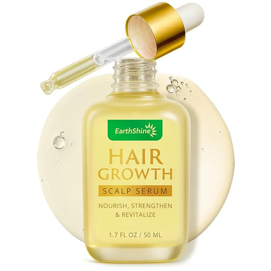 Scalp Serum for Hair Growth - Advanced Hair Growth Serum for Thinning Hair & Hair Loss - Enriched with Caffeine, Peptides, Niacinamide & Zinc PCA - Scalpy Treatment for Thicker, Denser Hair 1.7 fl oz