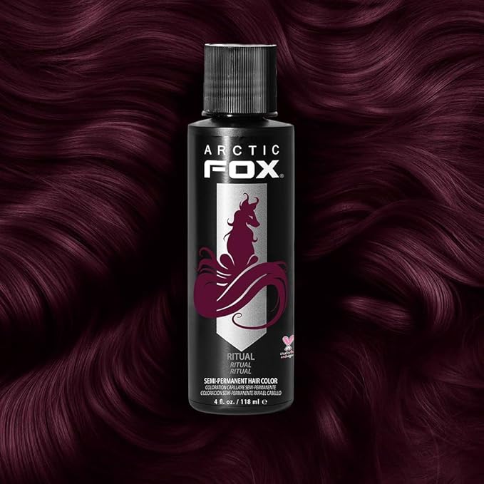 ARCTIC FOX Vegan and Cruelty-Free Semi-Permanent Hair Color Dye (4 Fl Oz, RITUAL)