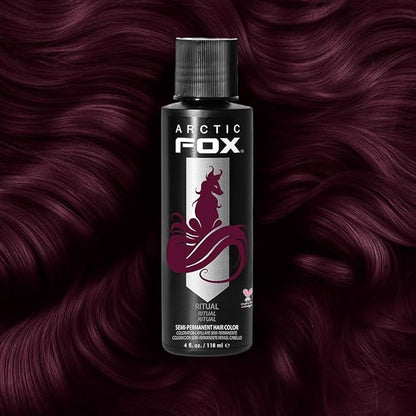 ARCTIC FOX Vegan and Cruelty-Free Semi-Permanent Hair Color Dye (4 Fl Oz, RITUAL)