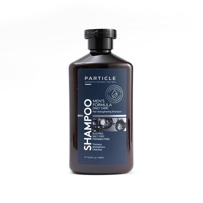 Particle Men’s Shampoo – Hair Growth & Thickening Formula for Stronger, Healthier Hair (13.52 oz) – Sulfate & Paraben Free
