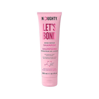 Noughty Let's Bond Builder Shampoo for Repair, Restorative Formula for Chemically Treated and Colored Hair, Strengthening Formula to Reduce Breakage and Protect Color for Longer, 250ml
