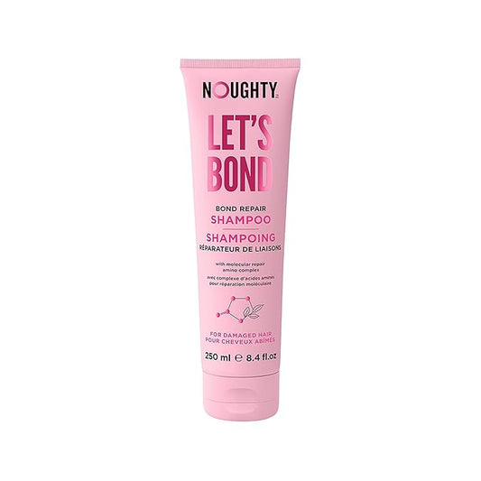 Noughty Let's Bond Builder Shampoo for Repair, Restorative Formula for Chemically Treated and Colored Hair, Strengthening Formula to Reduce Breakage and Protect Color for Longer, 250ml