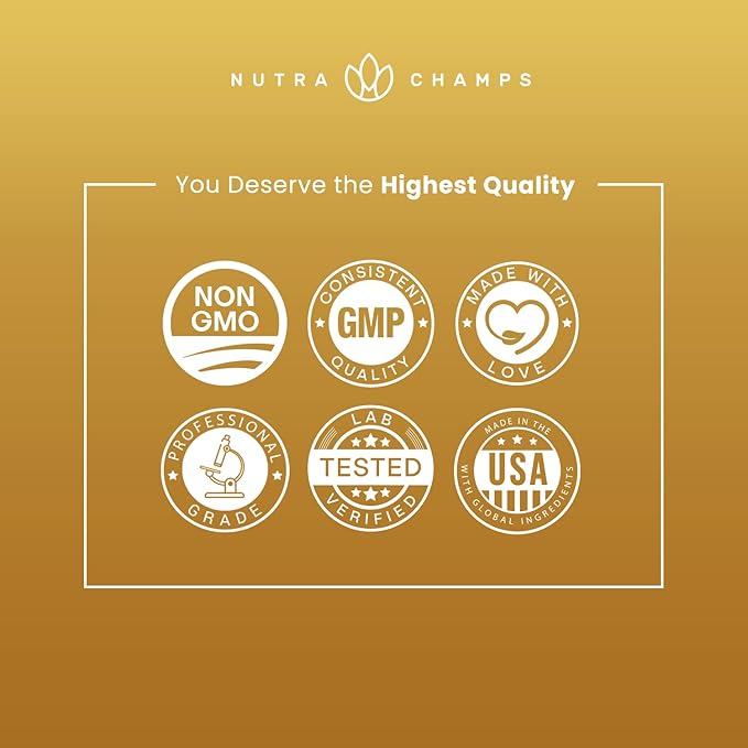 NutraChamps Prime Beard Vitamins | Manly, Thick, Fast & Healthy Facial Hair for Men | Beard Vitamins with Biotin, Collagen & Saw Palmetto | Beard Pills for All Hair & Beard Types