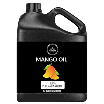 Naturevibe Botanicals Mango Oil 32 Ounces | 100% Pure and Natural | Great for Skin Care and Hair Care