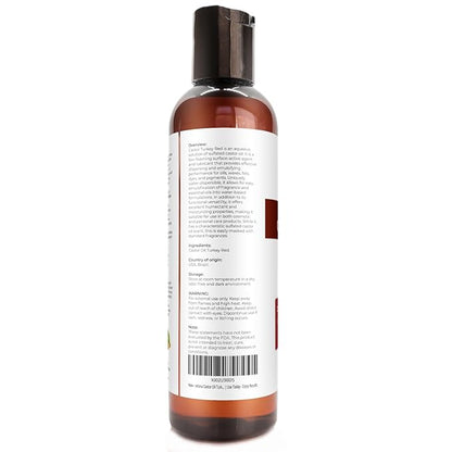 velona Castor Oil Turkey Red 4 fl oz | 100% Pure and Natural Carrier Oil | Cold Pressed | Hair, Body and Skin Care | Use Today - Enjoy Results