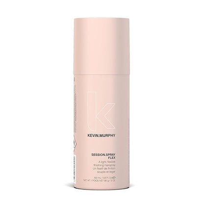 KEVIN.MURPHY SESSION.SPRAY FLEX - Flexible Finishing Hair Spray - For All Hair Types - Lightweight Hold - Humidity Resistant Hair Care - Travel Size - 100 mL / 3.4 fl oz