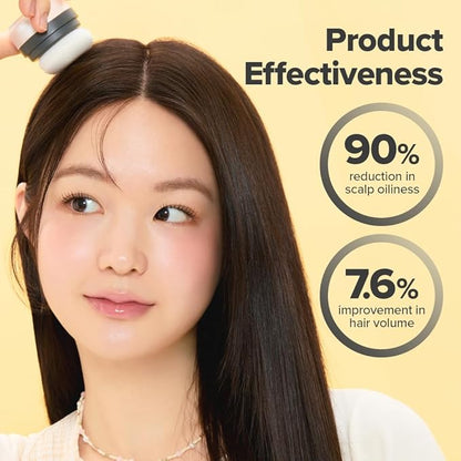 I DEW CARE Tap Secret Dry Shampoo Powder with Biotin - Tap Secret Original Trio set | Strengthening & Volumizing, Powder Type, Refillable, Travel size, Non-aerosol, Brunette 0.24 Oz x 3ea