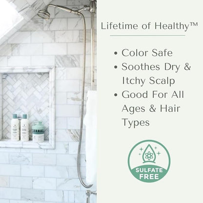 Yobee Naturally Rebalancing Shampoo | Dry, Flaky & Itchy Scalp Care with Para Probiotics, Organic Honey & Turmeric, Vitamin B12 & Oat Extracts | Dandruff & Psoriasis Relief (3 Bottles)