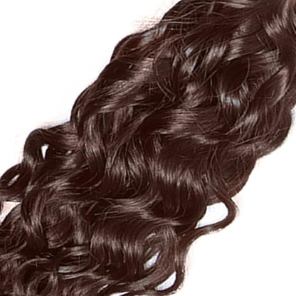 Brown Bundles Human Hair Dark Brown Bundles Color #4 Water Wave Bundles Grade 8A Brazilian Virgin Hair 1 Bundle 14 Inch Chocolate Brown Bundles Human Hair Brown Water Wave Bundles