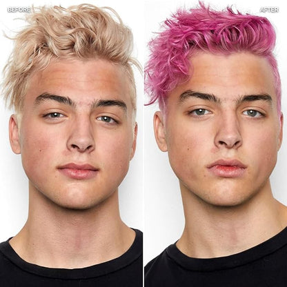 Overtone Color Depositing Semi-Permanent Hair Dye Conditioner - 8 oz For Natural & Color-Treated Hair, Moisturizing Shea Butter & Coconut Oil - Vegan, Cruelty-Free, Pastel Magenta is Magenta Morning