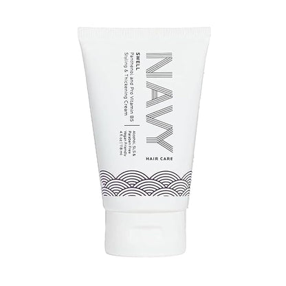 NAVY HAIR CARE Swell Thickening Cream | Lightweight Styling Product for Fullness & Shine | 4 oz