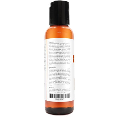 Safflower Oil by Velona - 2 fl oz | 100% Pure and Natural Carrier Oil | Refined, Expeller Pressed | Cooking, Skin, Hair, Body & Face Moisturizing | Use Today - Enjoy Results