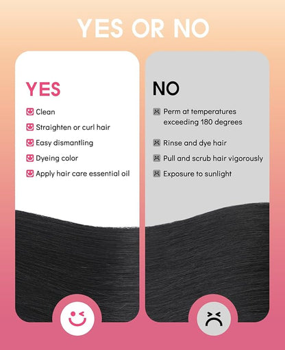 Youngsmile Clip in Hair Extensions, Jet Black Human Hair Clip in Extensions Silky Straight Weft Remy Human Hair, Thick End, 120 Gram 7Pcs 20 Inch(CLIP#1-20Inch)