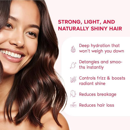 Ravenna Hair Straightening Kit – Organic Hair B-tox, Aloe Vera Shampoo & Conditioner, Repair Oil – Anti-Frizz, Intense Hydration, Shine – Formaldehyde-Free –For All Hair Types (4-Pack)