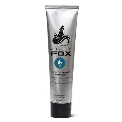 ARCTIC FOX Vegan and Cruelty-Free Semi-Permanent Hair Color Dye (5.6 Fl Oz, AURORA KISS)