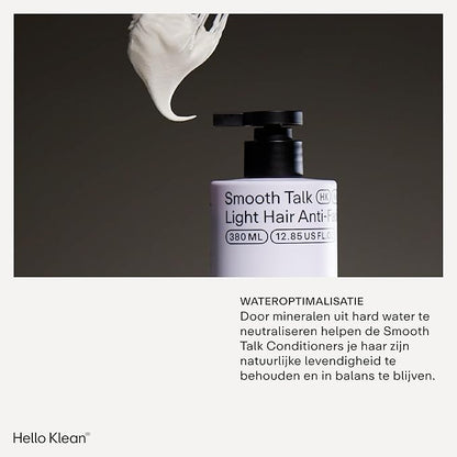 Smooth Talk Light Hair Anti-Fading Conditioner - Hydrates & Repairs to Reverse Damage Caused by Hard Water - Prevent Color Fade & Protect Against Yellow Tones - With UV Protection