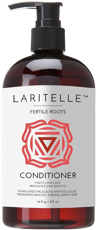 Organic Anti-Thinning Conditioner – Fertile Roots – 16 oz – Follicle-Reviving, Growth-Boosting Organic Formula for Thicker, Fuller Hair – Made in USA