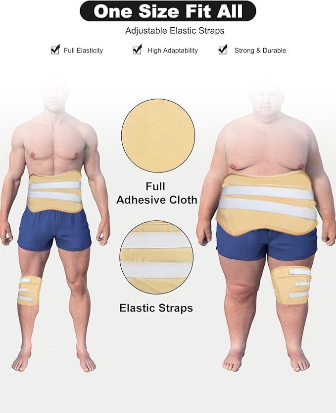 MQFORU 10 Pcs Castor Oil Pack Wrap, Plus Size Castor Oil Pack for Men Women, XL Reusable Castor Oil Wrap Kit for Eyes Neck Stomach Waist Knees Legs Feet, Mixed Fibre Fabrics, Flannel Cotton
