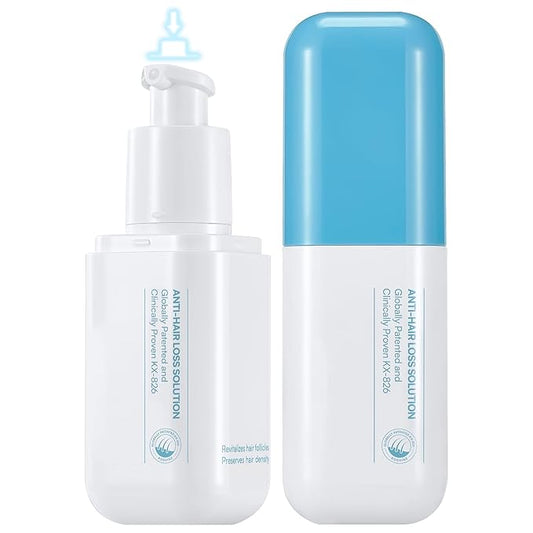 Hair Growth KX-826 DHT Blocker Hair Thickening,3 Days Oil Control 1-2 Weeks Hair Loss Reduction 4-6 Weeks Hair Regrowth Spray,Hair Loss Treatments -1 Month Supply 60ML (A-1 pack)