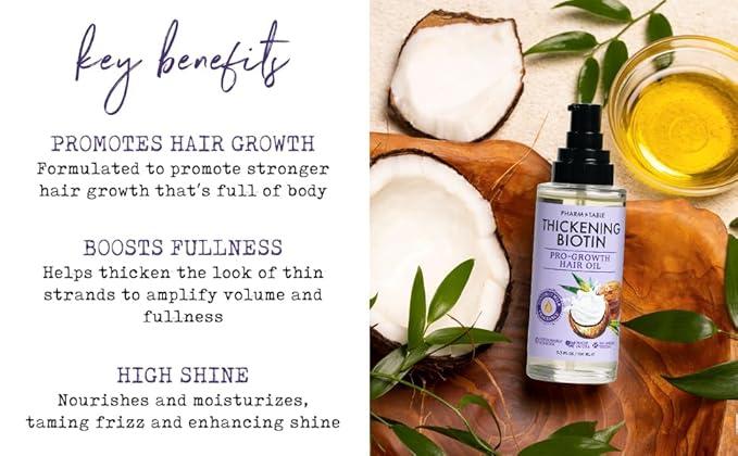 Thickening Biotin Pro-Growth Hair Oil 100ml
