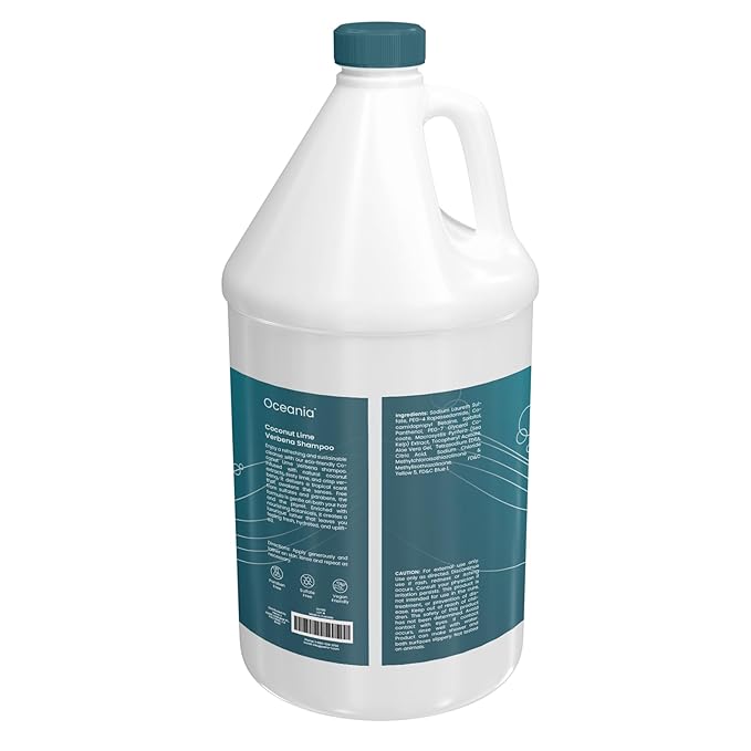 Wholesale Gallon Shampoo | Deep Cleansing & Moisturizing Coconut Lime Fragrance Shampoo, Perfect For Gyms, Hotels, Salons & Spas | 100% Vegan & Cruelty Free | Single Gallon Refill