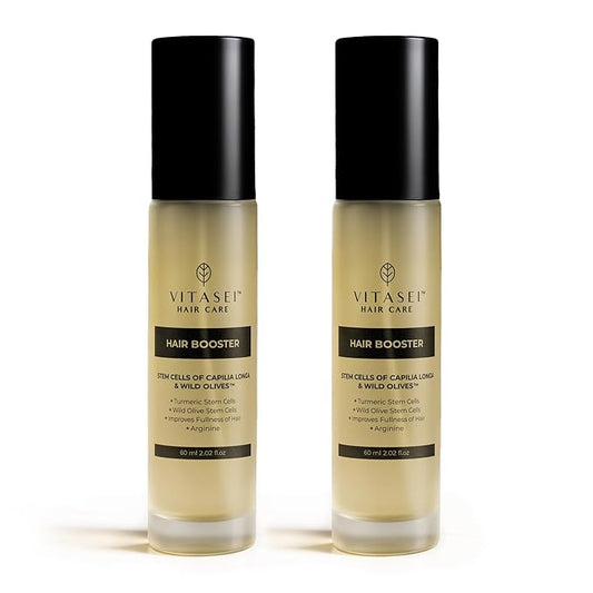 Hair Booster for Women & Men – Hair Revitalizing Serum with Capilia Longa & Arginine for Thick, Dry, Long, Damaged Hair – Peptide-Enriched Hair Tonic, 2 Fl Oz - Pack of 2