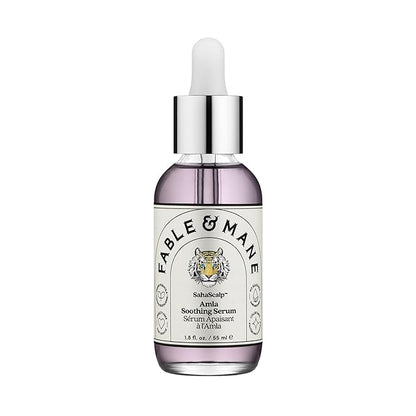 Fable & Mane Amla Soothing Serum with Rosemary Oil Purifies and Balances Irritation. Detox Treatment for Dry, Itchy or Sensitive Scalps