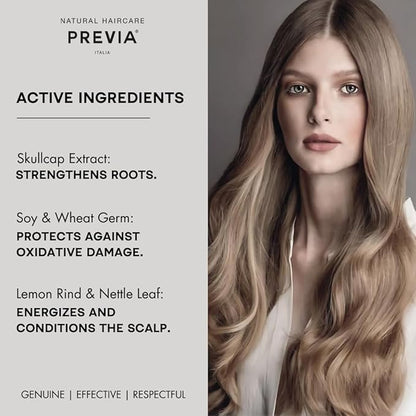 PREVIA Hair Regrowth Treatment | Formulated with Skullcap Extract, Soy & Wheat Germ | Clinically Proven Formula for Thicker & Stronger Hair | Pack of 3 (10x 0.10 Fl Oz)