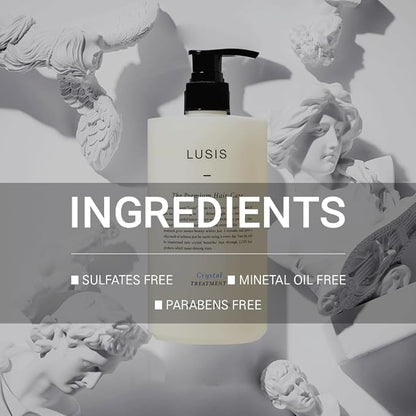 LUSIS, Crystal Hair Treatment, Conditioner, Silky and Moisture Rich Hair Clinic, Floral Scent, 500ml