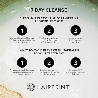 Hairprint True Color Restorer Plus in Dark | Enhanced Gray Coverage with Extra Restore Application | Dye-Free and Non-Toxic | Replenishes Natural Pigment | Patented Technology by Dr. John Warner