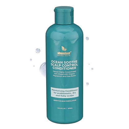 Ocean Soothe Scalp Control Conditioner with Highly Concentrated Magnesium Salt Infused with Shea Butter and Eucalyptus Oil to Moisturize Scalp and Nourish Hair Follicles, 300mL