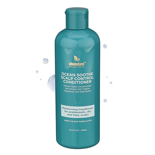 Ocean Soothe Scalp Control Conditioner with Highly Concentrated Magnesium Salt Infused with Shea Butter and Eucalyptus Oil to Moisturize Scalp and Nourish Hair Follicles, 300mL