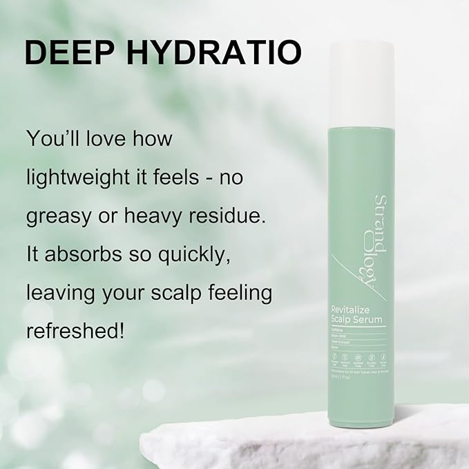 Hair Growth Serum Roll On for Men & Women, Organic Scalp Oil for Dry Itchy Scalp - Made in USA - Nourishing Hair & Scalp Treαtment, 1 Oz