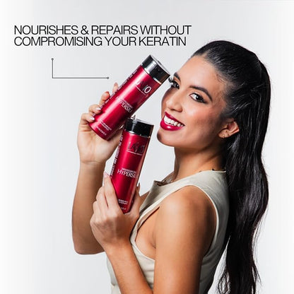 Lasio- Keratin Replenishing Conditioner 12oz/35oz - Frizz-Fighting Formula to Nourish, Revitalize, and Strengthen-Hair with Coconut Oil, Keratin, and Cupuaçu for Silky Smooth, Healthy-Looking Locks