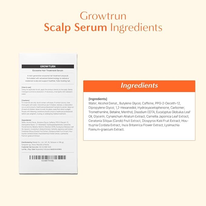 Growturn Hair Growth Serum with Built in Brush for Hair Growth & Thickening | Treatment for Thinning Hair, Hair Loss | Low Irritation, Fragrance-Free, Sulfate & Paraben-Free, 3.38 fl. oz. (Pack of 2)