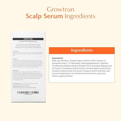 Growturn Hair Growth Serum with Built in Brush for Hair Growth & Thickening | Treatment for Thinning Hair, Hair Loss | Low Irritation, Fragrance-Free, Sulfate & Paraben-Free, 3.38 fl. oz. (Pack of 2)