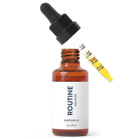 Routine Wellness Advanced Hair Serum - Nourishing Scalp Treatment for Enhanced Hair Support with Natural Oils, Ideal for Men & Women - 30ml