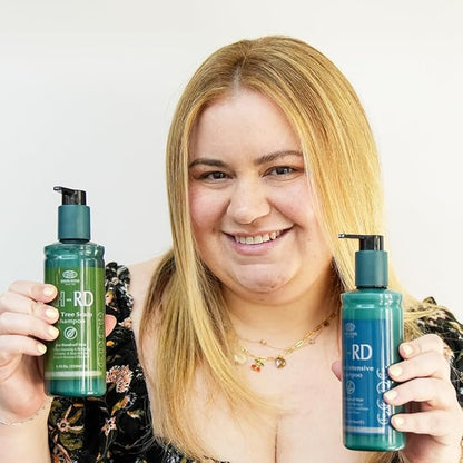 SH-RD Tea Tree Shampoo for Dry, Sensitive Scalp | 1% OTP Added Flake-Control | Deep Cleansing, Rebalancing, Dandruff Relief Shampoo - 8.45oz/250ml