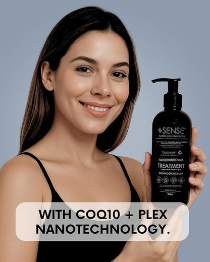 Nanotech Plex Repair Conditioner – Bond Restoration with Hyaluronic Acid, Coconut, Ginger & Q10 – Sulfate-Free, Vegan, Color-Safe – 500 ml