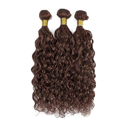 Brown Kinky Curly Human Hair Bundles Color 4 Bundle Niegmeag Virgin Remy Hair Chocolate Brown Curly Bundles 20 22 24 Inch Double Weft Hair Weave Dark Brown Color