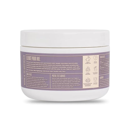 Overtone Color Depositing Semi-Permanent Hair Dye Conditioner - 8 oz For Natural & Color-Treated Hair, Moisturizing Shea Butter & Coconut Oil - Vegan & Cruelty-Free, Smoky Purple is now Smoky Lavender