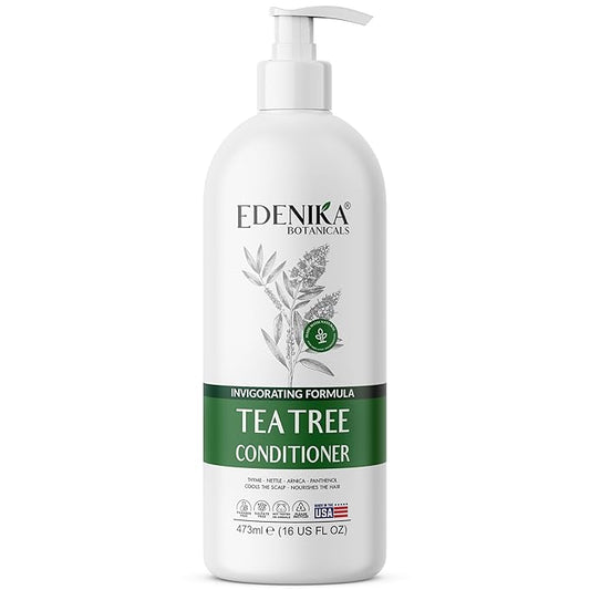 Tea Tree Conditioner with Thyme, Nettle & Arnica, 16 fl oz, Invigorating & Nourishing Formula, Vegan, Sulfate-Free, Paraben-Free, for All Hair Types