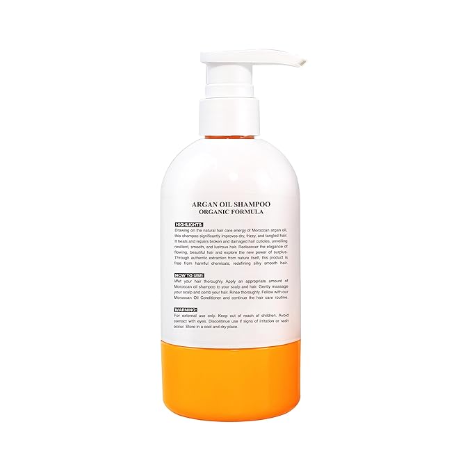 Herbishh Moroccan Argan Oil Shampoo and Conditioner Set with Hair Mask, Moisturizing & Deep Cleansing Kit For Dry, Damaged, Frizzy Hair, Color Safe & UV Protection 16.9fl.oz + 16.9fl.oz + 10.1 fl.oz